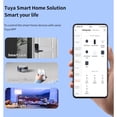 thumbnail image 4 of Electronic Fingerprint Door Lock with Remote Unlock App Digital Keypad Secure for Home and Hotel Security Smart Lock,White, 4 of 5