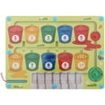 thumbnail image 2 of Magnetic Color Sorting Board Wooden Color Counting Maze Board Color Classification Learning Board Montessori Educational Kids Toy Color and Number Matching Game for Kids Toddlers, 2 of 11