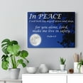 thumbnail image 5 of Scripture Walls In Peace Psalm 4:8 Bible Verse Canvas Christian Wall Art Ready to Hang Unframed, 5 of 9