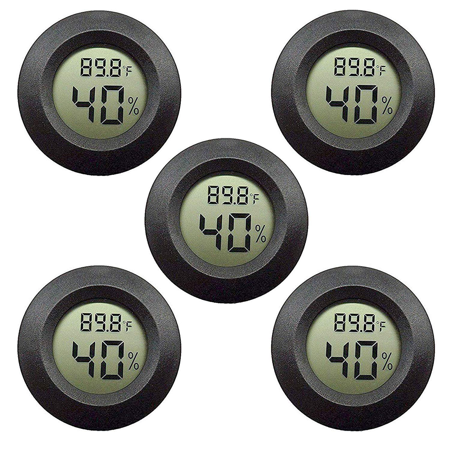 Large Round Hygrometer Thermometer Humidity Temperature Monitor Meter Gauge 