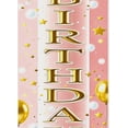 thumbnail image 4 of Pink and Gold Sparkling Background Happy Birthday Banner Party Supplies Photography Props Birthday Decoration Backdrop Party Decorations, 4 of 8
