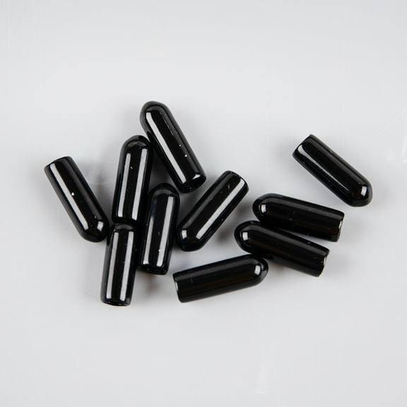 Racing Butterfly 200x Medium Size inner 3.5mm Clear Rubber tips for the end of 4mm Metal headband
