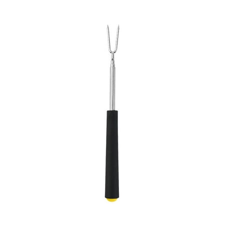

Marshmallow Roasting Sticks 11.6Inch Telescopic Barbecue Forks Retractable Stainless Steel Smores Skewers with Anti-slip Wooden Handle for BBQ Outdoor Camping Campfire Firepit Kebab