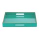 thumbnail image 2 of Bandeja Benzara BM145601 Mimosa Green de plástico, 33 x 33 x 4 cm, 2 of 6