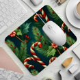 thumbnail image 2 of Christmas Crutches Square Desk Mat, 8.3x9.8 Inch, Non-Slip Rubber Bottom, Printed, Suitable for Office and Gaming - Gaming Mousepad and Mouse Pad, 2 of 6