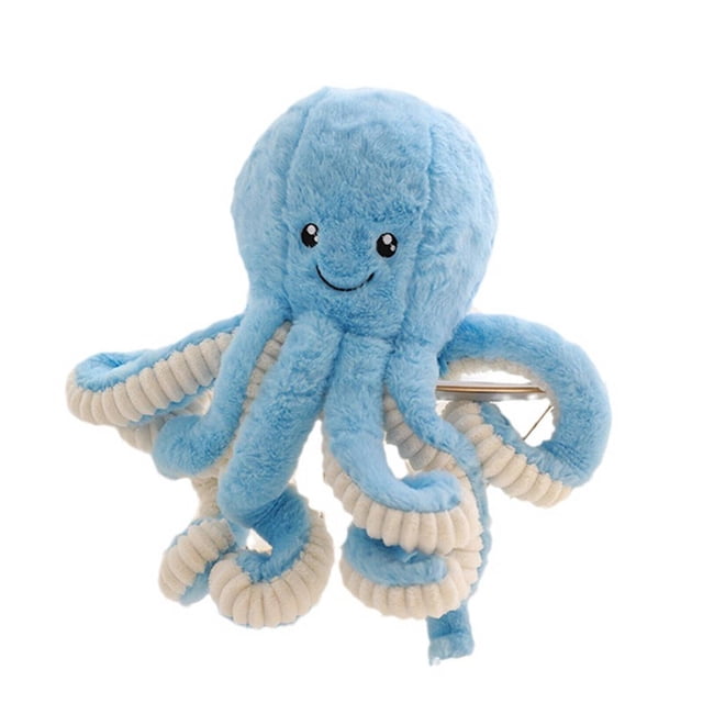 HLONK Octopus Plush 18cm Snuggly Octopus Small Stuffed Animals Soft Filling Playful Design Octopus Orange