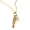 Rainbow, variant on Dripping Fish Necklace for Women Stainless Steel Zirconia Pendant Jewelry Chain Rainbow