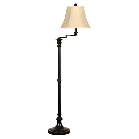 Style Craft Swing Arm Floor Lamp - Menlo Bronze
