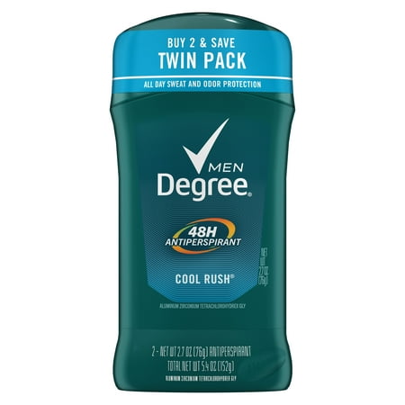 Degree Men Antiperspirant Deodorant Stick Cool Rush 2.7 oz Count