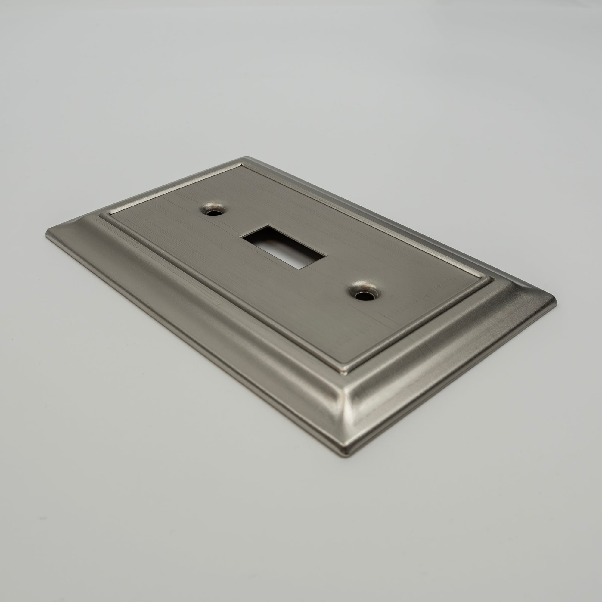 Elumina 150RNNB Sydney Satin Nickel Steel 1 Rocker Standard 5 in. Tall Wallplate