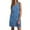 light blue, variant on 2025 Trendy Plus Size Denim Dress Women’s Casual Sleeveless Short Button Down with Pockets for Parties and Business,S,dark blue