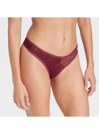 Women's Satin Cheeky Underwear - Auden™ Red S