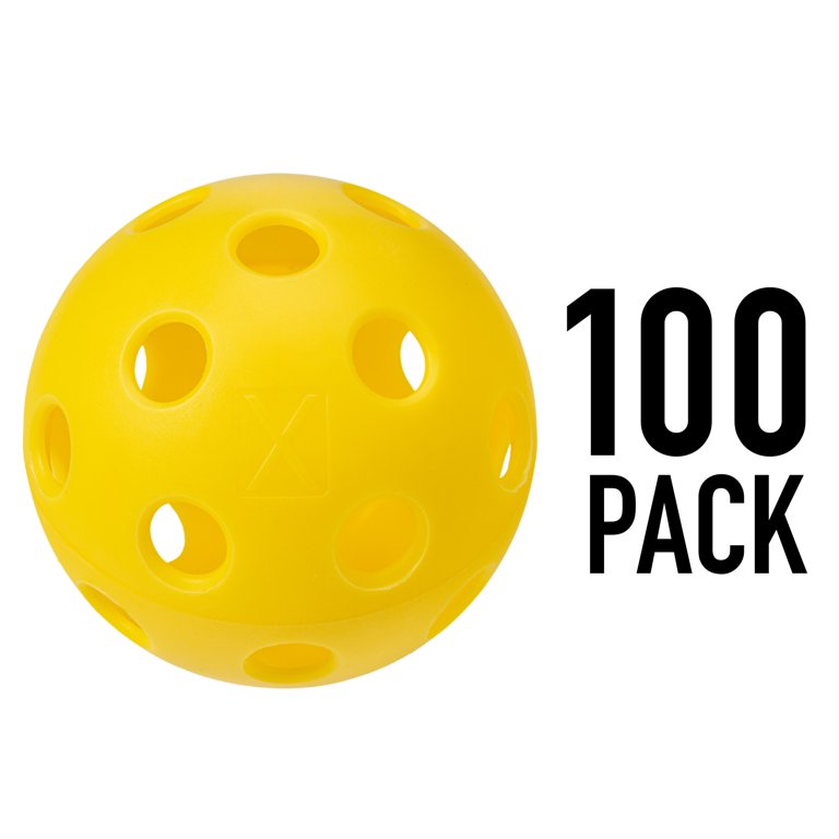 Franklin Sports X-26 Official Indoor Pickleballs - Bulk 100 Pack