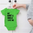 thumbnail image 5 of Auntie Uncle Present Loved Niece Cute Romper Boys or Girls Infant Baby Brisco Brands NB, 5 of 6