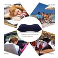 thumbnail image 3 of Rtyweth Outdoor Portable Folding Inflatable Pillow Double Sided For Camping Kamp Pillow Office Mini Travel Plane Flocking J9X8 Hiking, 3 of 7
