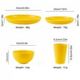 thumbnail image 4 of 8Pcs 23cm Lightweight Unbreakable Wheat Straw Plates Deep Dinner Plate for Kids Toddler Adult Dishwasher Microwave Safe, 4 of 10