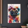 thumbnail image 4 of Pug Dog Poster Wall Art for Bedroom Living Room Funny Graffiti Dog Picture Cool Dog Decor Wall Art, 4 of 6