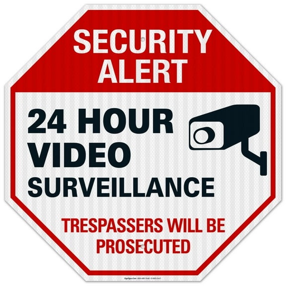 Video Surveillance Sign, Surveillance Sign,