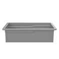 thumbnail image 2 of Pemberly Row Grey 32" x 19" Single Bowl Fireclay Undermount/Drop In Kitchen Sink, 2 of 7