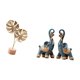 thumbnail image 5 of Escultura De Hoja De Metal Abstracta Nórdica Y Figura De Elefante De Resina Moderna, Adorno Creativo, Artesanía Para Mesa, Fiesta, Hogar, Oficina, Estante, Decoración, Regalos, 5 of 8