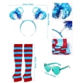thumbnail image 4 of Conjunto de disfraz de falda tutú de Halloween de Hikkcos con calcetines a rayas, 4 of 7