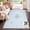 Blue, variant on Fnova Bow 5' x 7' Blue Washable Area Rugs, Non Slip Low Pile Boho Floral Rose Medallion Soft Carpet for Living Room Bedroom Nursery