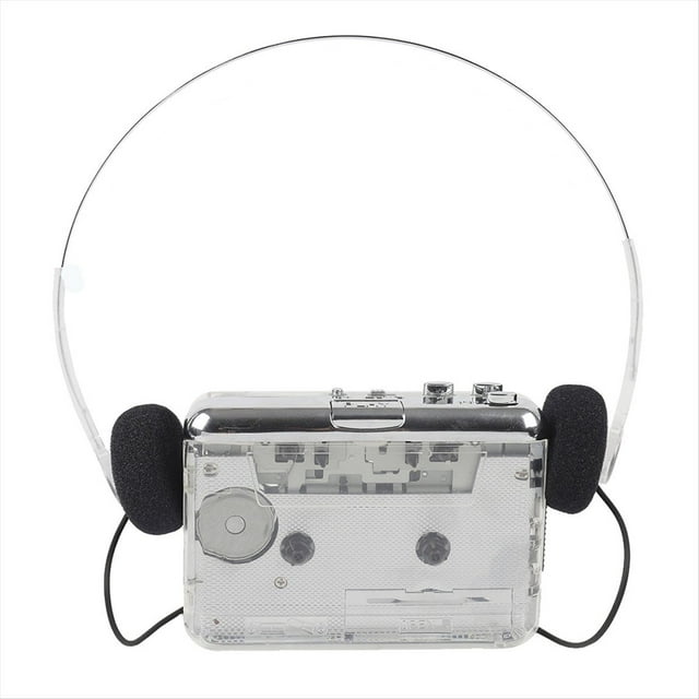 Reproductor de Casetes TON010B, Grabador de Cinta Portátil A MP3, Captura de Casetes USB Transparente A Formato MP3, Reproductor de Música de Cinta B