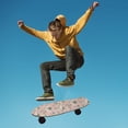 thumbnail image 6 of 44"x10" Skateboard Grip Tape Protector Sheets Nonslip Protection Griptape Sheet for Outdoor Sports Small White and Pink Flowers, 6 of 7