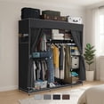 thumbnail image 2 of Closet Armable Ropero Armario Organizador 205x45x170cm Color Negro Blick, 2 of 9