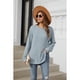 thumbnail image 2 of Blusa Informal con Cuello Redondo y Ligera para Mujer, Color Azul , XXL, 2 of 8
