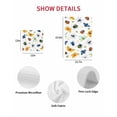 thumbnail image 7 of Spring Butterfly Dragonfly Kitchen Dish Towels for Drying Dishes Set of 4, Farmhouse Botanical Floral Waffle Weave Microfiber Hand Tea Bathroom Towels Quick Dry & Absorbent Towel 15.7x23.6, 7 of 7