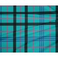 thumbnail image 4 of oneOone Polyester Lycra Turquoise Blue Fabric Madras Check Sewing Material Print Fabric By The Yard 56 Inch Wide, 4 of 4