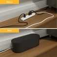 thumbnail image 7 of D-Line Cable Management Box, Hide Power Strips & Cords - Small, Black, 7 of 7