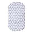 thumbnail image 1 of Halo Bassinest Muslin Fitted Sheet - Grey Leaf, 1 of 1