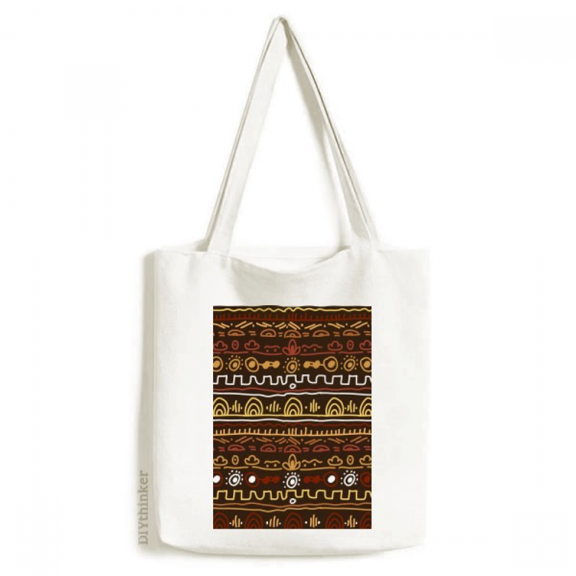 Africa Pritive Aboriginal Style Tribal Tote Canvas Bag Shopping Satchel Casual Handbag