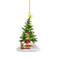 thumbnail image 1 of Decoraciones para árboles de Navidad, colgantes de monstruo verde, colgantes de Navidad, adorno colgante de Grinch verde acrílico, 1 of 4