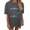 Grey, variant on Womens Athletic Tops Women's T-Shirts Women's Oversized Top Loose Short Sleeve T Shirt for Everyday Comfort and Effortless Style Black XL