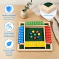 thumbnail image 5 of Shut The Box-Wooden Dice Board Game, Funny Family Shut The Box Game 2-4 Player, Board Games Gift for Family and Friends, Educational Table Math Games for Holiday, Party and Classroom, 5 of 10