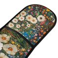 thumbnail image 4 of Yayeee Double Oven Mitt Kitchen Heat Resistant Baking 35" x7" Quilted Glove, Floral Garden, 4 of 6