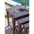 thumbnail image 4 of Coaster Home Furnishings Sevan 3 Piece Wicker Outdoor Table Set, Brown, 4 of 4