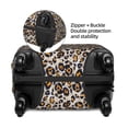 thumbnail image 4 of Fotbe Leopard Luggage Cover Protector,Suitcase Protector,Scratch and Dirt Resistant,Fits 18-32 Inch Luggage-Small, 4 of 9