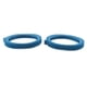 thumbnail image 5 of 2 piezas de repuesto para limpiador de piscinas, modelo 896584000, kit de neumáticos delanteros azules de 143 mm con joroba superior, 5 of 8