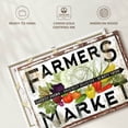 thumbnail image 6 of Elephant Stock Farmers Market Wall Sign Wall Art - Horizontal Canvas Wall Art - Dining Room Wall Decor - Wall Signs Canvas - Black And White Decor - 39" x 26", 6 of 8