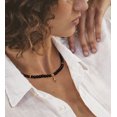 thumbnail image 3 of CANEVINKA Black Beaded Choker Necklace for Women, Chakra Matte Black Onyx Necklace, 18k Gold Star Charm Pendant Necklace, 3 of 7