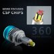 thumbnail image 3 of Faros de automóviles 9006 Bombillas de faros LED IP68 Bombillas de faros LED impermeables para automóviles 6000K 100W Faros LED brillantes, 2PCS, 3 of 8