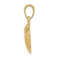 thumbnail image 2 of 14k Yellow Gold Basketball Charm Pendant, 2 of 2