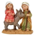 thumbnail image 2 of Jesus Religious Figurine Flight to Egypt Scene Sculpture Resin Material Collectible Gift for Christian Festival Decor, 2 of 9