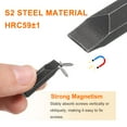 thumbnail image 4 of Uxcell SL8 Magnetic Slotted Screwdriver Bit 5/16" Hex Shank 32mm Length S2, Black, 4 of 6