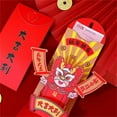 thumbnail image 5 of SDJMa 2024 Chinese New Year Red Envelope, 3D Cute Cartoon Lion Dance Lunar New Year Lucky Money Pocket Fortune Cash Bag Year of The Dragon Hong Bao for Spring Festival Holiday Wedding Birthday, 5 of 9