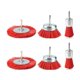 thumbnail image 1 of 3 Pcs Nylon Filament Abrasive Wire Brush Wheel & Cup Brush Set, 1 of 5